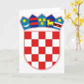 CROATIA カード (黄色い花)
