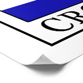 Croatia ポスター (角)