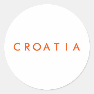 Croatia ラウンドシール