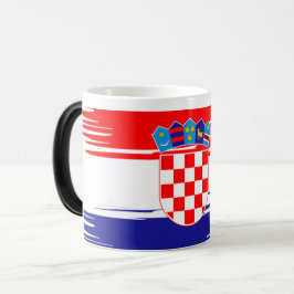 Croatia Coffee Scoop – Traditional Croatian Design モーフィングマグカップ
