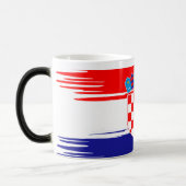 Croatia Coffee Scoop – Traditional Croatian Design モーフィングマグカップ (左)