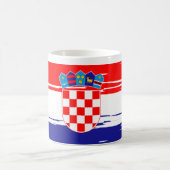 Croatia Coffee Scoop – Traditional Croatian Design モーフィングマグカップ (中央)