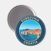Croatia Dubrovnik Travel マグネット (正面/裏面)