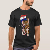 Croatia Fan Mouse Tシャツ (正面)