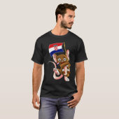 Croatia Fan Mouse Tシャツ (正面フル)