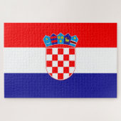 Croatia Flag ジグソーパズル (横)