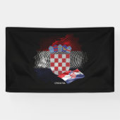 Croatia flag 横断幕 (横)