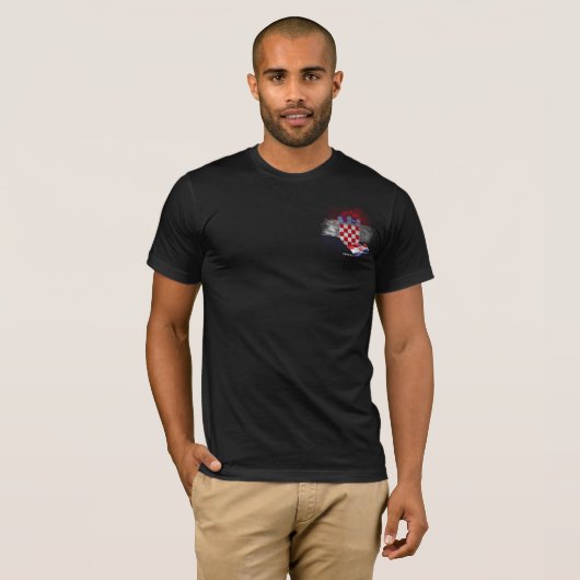 Croatia flag tシャツ (正面フル)