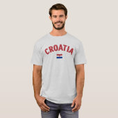 Croatia Flag Tシャツ (正面フル)