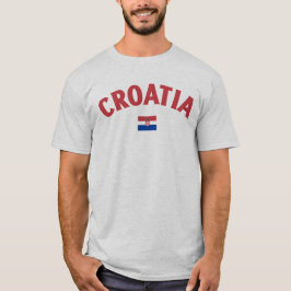 Croatia Flag Tシャツ