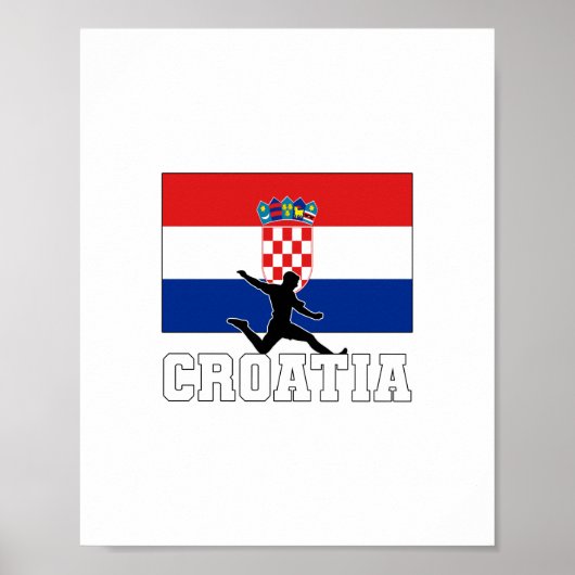 Croatia Football Soccer National Team ポスター (正面)