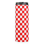 Croatia | Hrvatska | Checkered Name Monogram  タンブラー (裏面)