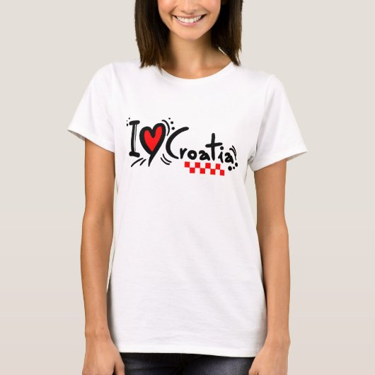 Croatia hrvatska kroatien hrv hr adria turism sea tシャツ (正面)