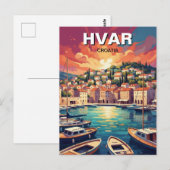 Croatia Hvar ポストカード (正面/裏面)
