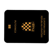 Croatia passport マグネット (横)