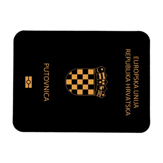 Croatia passport マグネット (横)