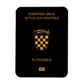 Croatia passport マグネット (縦)