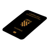 Croatia passport マグネット (左側)