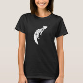 Croatia Pine Marten Word  Animal Tシャツ (正面)