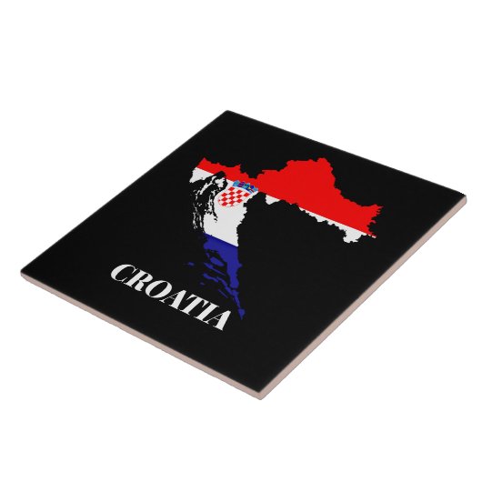 Croatia silhouette タイル (側面)