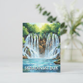 Croatia Skradinski Buk ポストカード (スタンド正面)