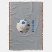 Croatia Soccer スローブランケット (正面縦)