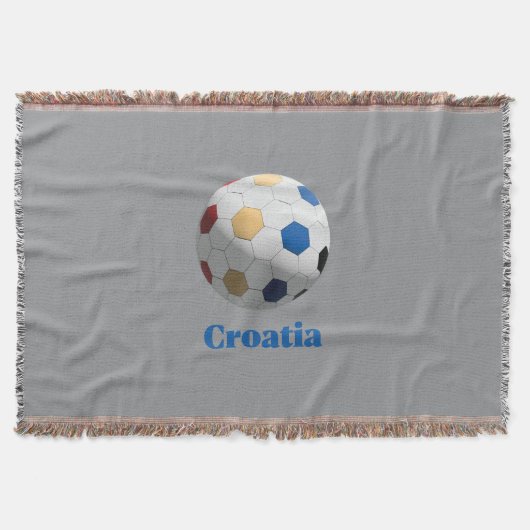 Croatia Soccer スローブランケット (正面)