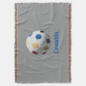 Croatia Soccer スローブランケット (正面縦)