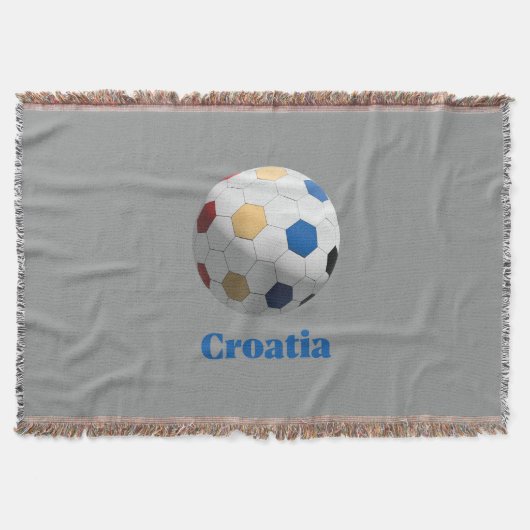 Croatia Soccer スローブランケット (正面)