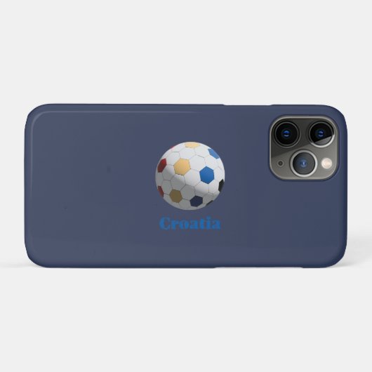 Croatia Soccer Case-Mate iPhoneケース (裏面(横))