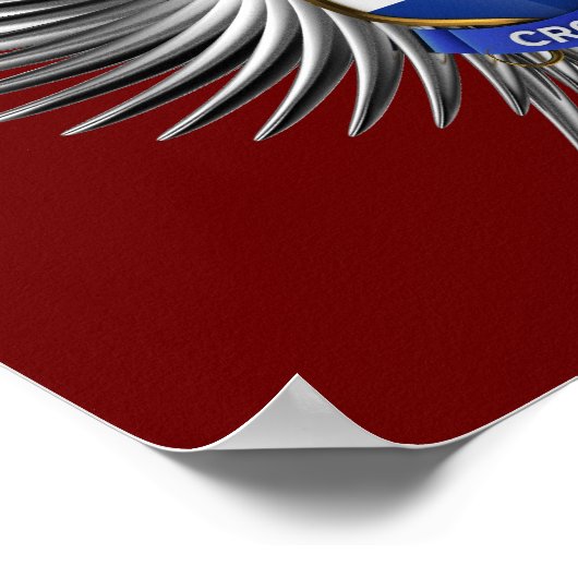 Croatia Soccer Champions ポスター (角)