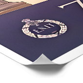 Croatia Travel Poster Zadar Art Print Vintage ポスター (角)