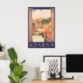 Croatia Travel Poster Zadar Art Print Vintage ポスター (ホームオフィス)