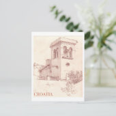 Croatia vintage travel ポストカード (スタンド正面)