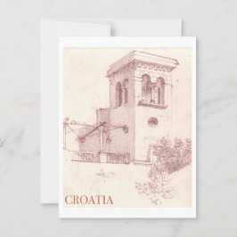 Croatia vintage travel ポストカード