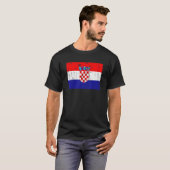 Croatian Croatia Flag Pride Croatian Flag Tシャツ (正面フル)