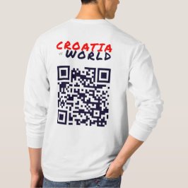 CROATIAvsWORLDホワイト Tシャツ