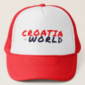 CROATIAvsWORLD赤 キャップ (正面)