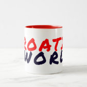 CROATIAvsWORLD赤 ツートーンマグカップ (中央)