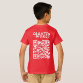 CROATIAvsWORLD赤 Tシャツ (裏面フル)