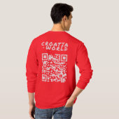 CROATIAvsWORLD赤 Tシャツ (裏面フル)