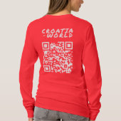 CROATIAvsWORLD赤 Tシャツ (裏面)