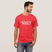 CROATIAvsWORLD赤 Tシャツ (正面フル)