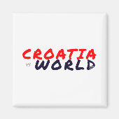CROATIAvsWORLD マグネット (正面)