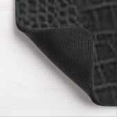 Crocの黒いmousepad マウスパッド (コーナー)