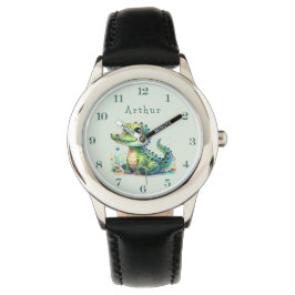 Croc O'Clock: Personalized Jungle Time 腕時計