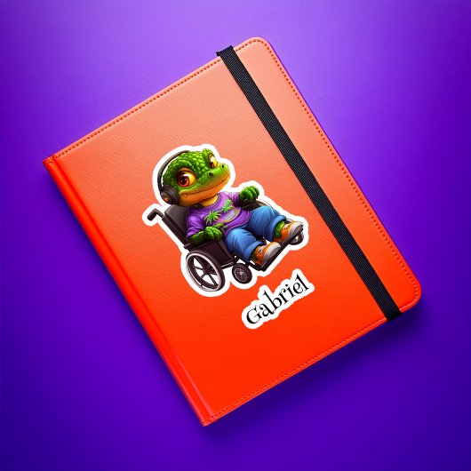 Croc on Wheelsビニールパーソナライズされたシール シール