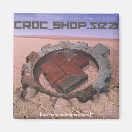 CROC SHOP「最高のOf」 CDカバー マグネット (正面)