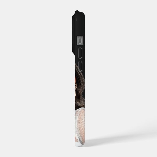 Croc Texture Fashion Phone Case iPhoneケース (左側面)