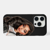 Croc Texture Fashion Phone Case iPhoneケース (裏面横)